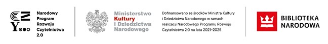 Loga programu Narodowy Program Rozwoju Czytelnictwa